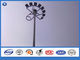 LED Electric Q235B Material Stahlmast Straßenlichtmast, Lichtturmmast angepasste Farbe